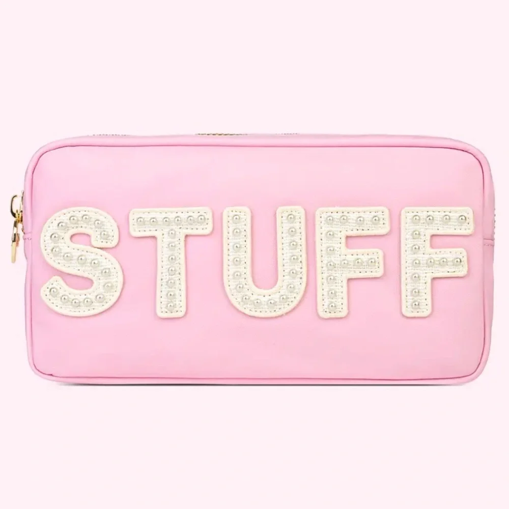 NWT Stoney Clover Lane Stuff Small Pouch Flamingo Pink
